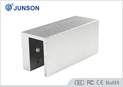 Chine Sablage en aluminium de parenthèses de porte de garage d'U JS-60U de finition pour la porte en verre Frameless à vendre