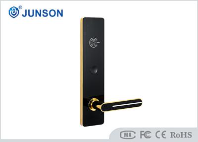China Rf Card RFID Hotel Locks Ultra Thin Zinc Alloy 200mA Hotel Door Lock for sale