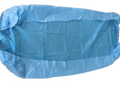 China Cirúrgico descartável da clínica drapeja as tampas de cama azuis com as folhas de cama cabidas elásticas à venda