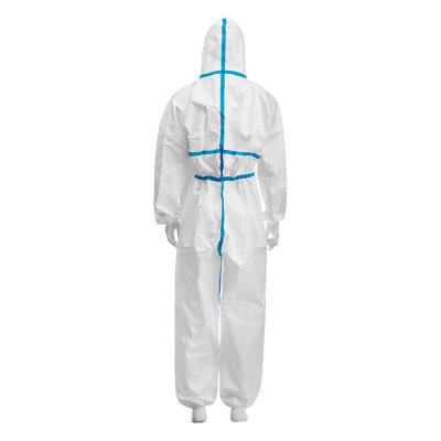 China Antibacterial Sterile Disposable Medical Coverall for sale