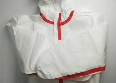 China Vestido quirúrgico no tejido disponible médico hecho punto del aislamiento del traje de la protección de la prenda impermeable del puño en venta