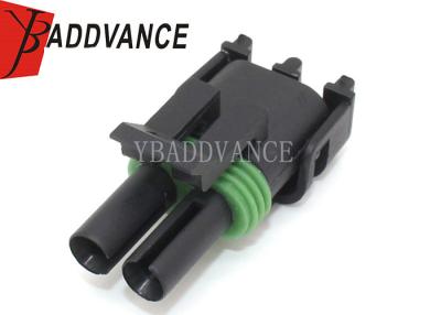 China 2 Way Female Weather Pack Connector 2 Pin Sealed Connector Plug 12015792 for sale