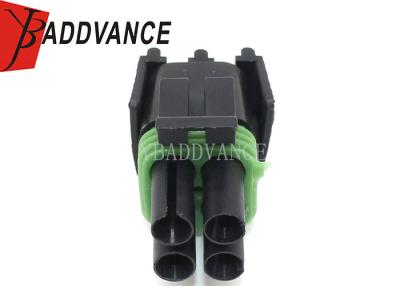 China 4 Way Female Weather Pack Connector Cable Mount Socket Aptiv / Delphi 12015798 for sale