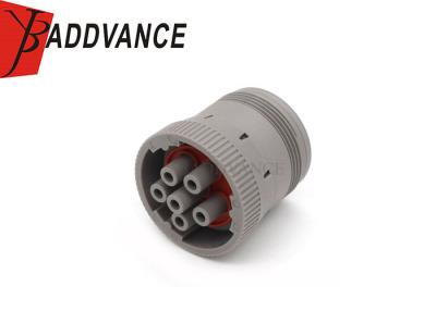 China HD16-6-12S-B010 6 Pin Deutsch Dt Connector Female Grey Sealed HD10 Series for sale