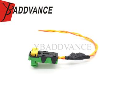 China 2 Pin Green FCI Airbag Connector Housing With Wire Accept OEM for sale