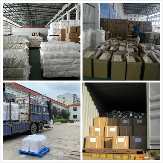 High Temperature 750GSM Fiberglass with PTFE Membrane Filter Cloth