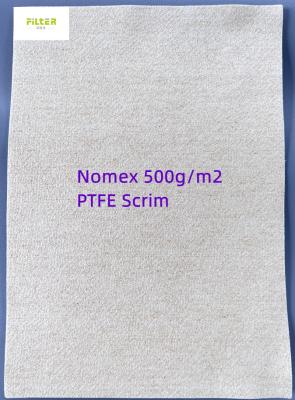 Китай Aramid / Nomex Needle Punched Felt Nonwoven Filter Cloth For Dust Collector продается