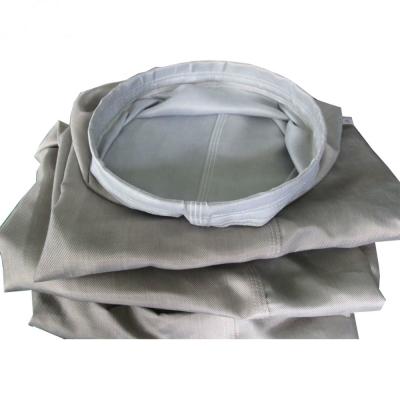 China 280 Degree Roving Plain Woven Fabric Filter Plant Bags for sale