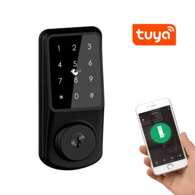 China 2022 Ttlock Waterproof Touchpad Touchpad Apartment APP Entry Keyless Electronic Remote Control Front Entrance Smart Wifi Deadbolt Lock en venta