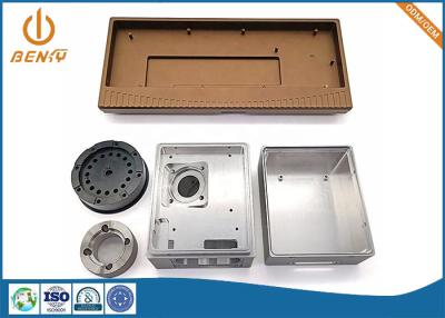 China Anodized Aluminum CNC Machined Parts Logo Laser Marking Mechanical Keyboard Enclosures for sale