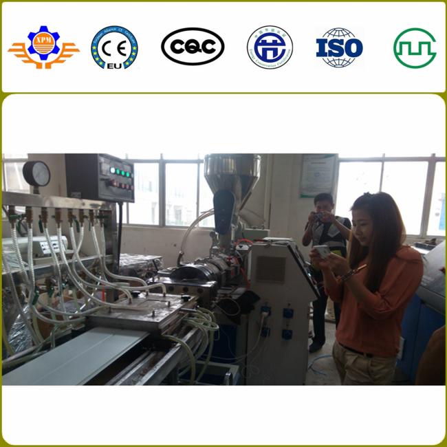 PVC ceiling panel making machine