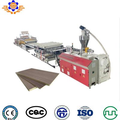China 200Kg/H Twin Screw Wpc Plastic Board Making Machine PVC Sheet Wall Panel Manufacturing Machine for sale