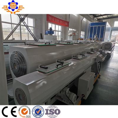 China a linha da extrusão da tubulação do PVC 55Kw desperdiçou a máquina dobro da extrusão do parafuso da tubulação da água e da água de esgoto à venda