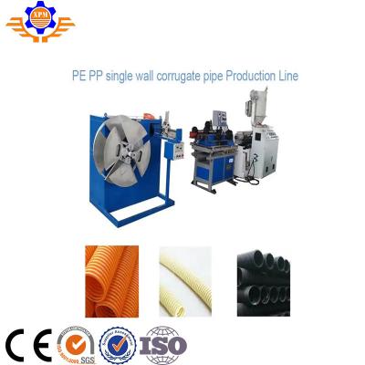 China Multi Layers Polyethylene Pipe Production Line Haul Offs Cutter Units Single Screw Extruder Machine for sale