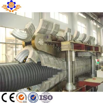 Chine Ligne jumelle ligne ondulée à mur unique machine d'extrusion de tuyau de PVC de PE de vis d'extrusion de tuyau à vendre