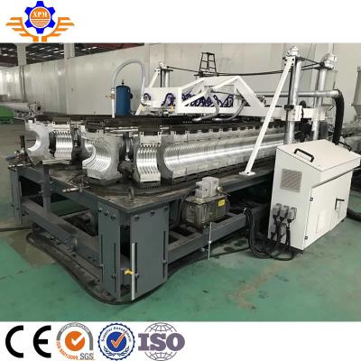 China 30MM PE Corrugated Pipe Extrusion Machine Double Wall Production Line for sale