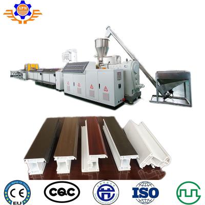 China 20M Plastic PVC Profile Extrusion Line For Wall Ceiling Corner Tile Making for sale