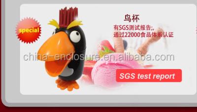 China Various Countries Plastic Ice Cream Bowls Lightweight Biodegradable en venta