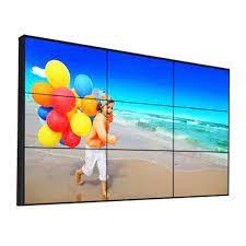 China 49 polegadas 3,5 mm sem costura parede de vídeo LCD 500cdm2 tela de exibição de parede LCD à venda