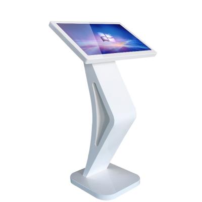 China Showroom Exhibition Standing Kiosk 18.5 Inch Stand Up Kiosk 128G for sale