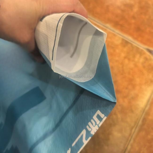 PP Woven Valve Cement Packaging Bag final product