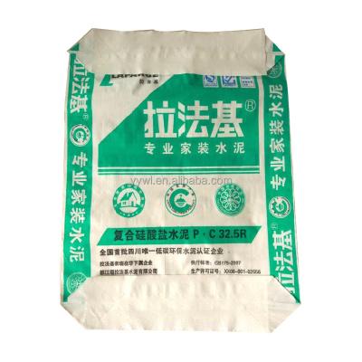 China Self Closing Building Material Packaging PP Cement Bag With Valve Packing for sale