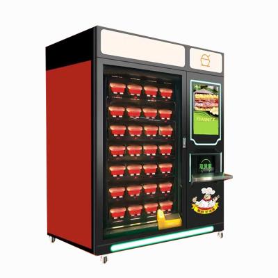 China Automatic Vending Machine Food For Fast Food Box Lunch Products Vending Machine for sale