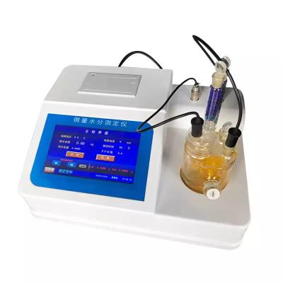 China Oil Water Content Test Apparatus Volumetric Test Method Moisture Analyzer Coulometric Titration Titrator Karl for sale