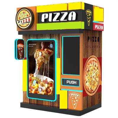 China A máquina de venda automática automática da pizza conduziu o tela táctil Chip Vending Machine For Foods quente e as bebidas à venda
