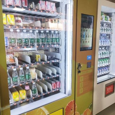 China Petiscos do tela táctil da máquina de venda automática do cacifo e máquina inteligente do vendedor das bebidas para a venda à venda