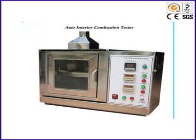 China 220V 50Hz Flame Furniture Testing Machine Chamber 60 Times/S for sale