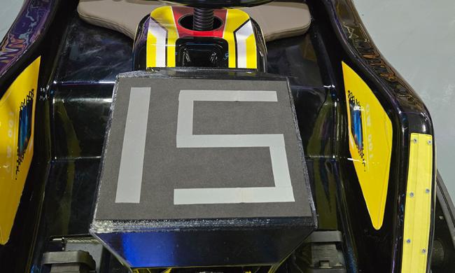 MR Kart interior cockpit view
