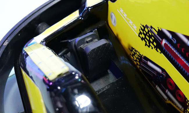 MR Kart pedal system detail