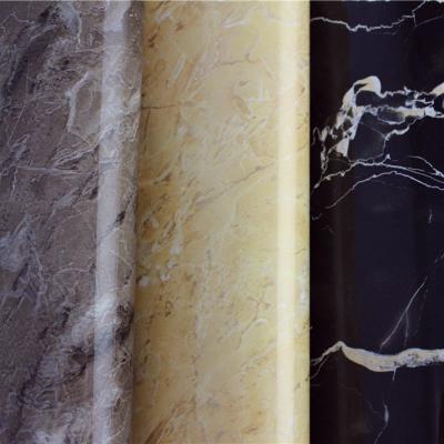 China Papel de pared de PVC autoadhesivo de efecto mármol para el baño 0.1mm-0.15mm de espesor en venta