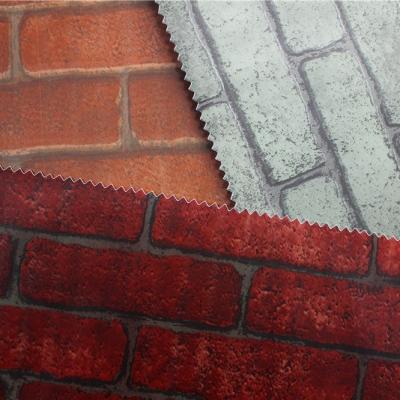 China Brick Design Quarto PVC Papel de parede Peel And Stick PVC filme 0.1mm-0.15mm à venda