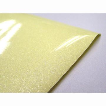 Quality OEM ODM Yellow High Gloss PVC Film For Furniture Width 1260mm for sale