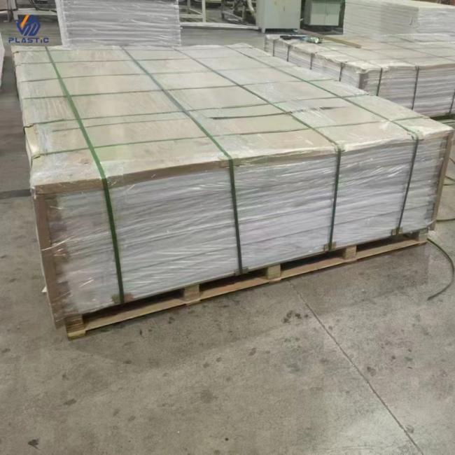 Packaged acrylic sheets ready for shipment