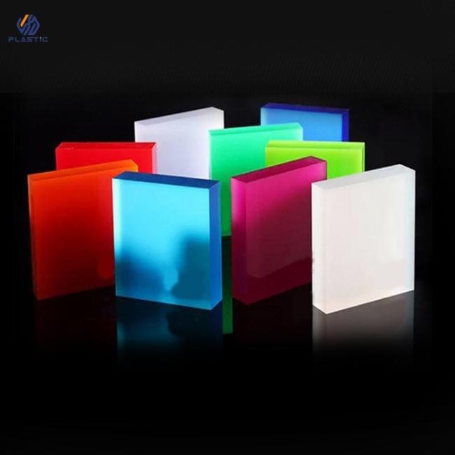 Finished acrylic sheet products