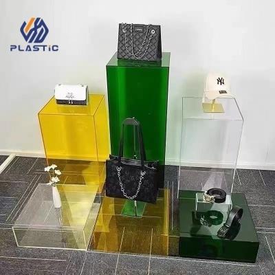 Multiple acrylic storage boxes