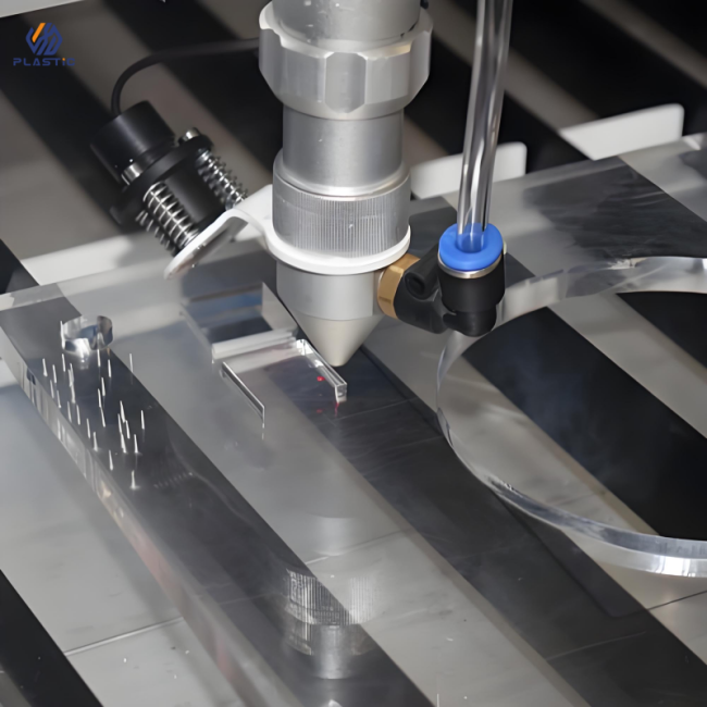 Acrylic sheet thickness demonstration