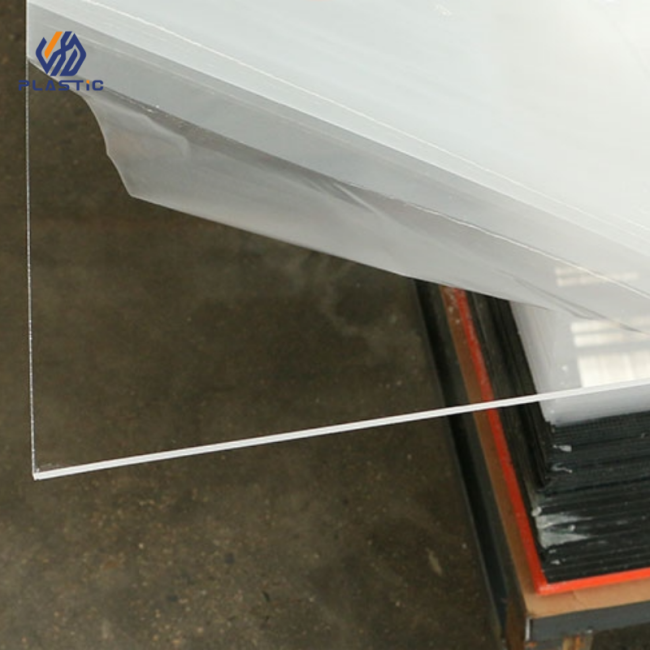 Acrylic sheet light transmission