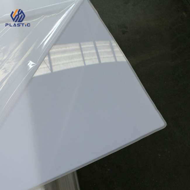Acrylic sheet thickness demonstration