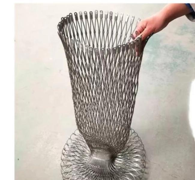 Wire rope mesh application example