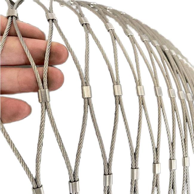 Ferrule stainless steel cable mesh sample