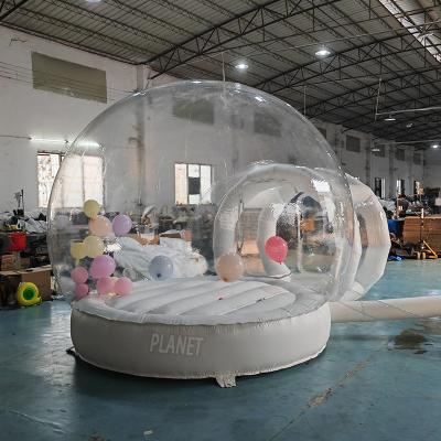 China Outdoor Party Portable Inflatable Bubble Bounce House PVC Bubble Dome Tent Bubble Bouncer for sale