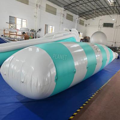 China Outdoor Inflatable Water Blob Water Trampoline Blob Airtight Water Catapult Blob for sale