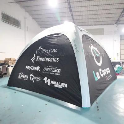 Китай Портативная наружная надувная торговая палатка для выставок надувная паутинная палатка герметичное дисплейное помещение для рекламы продается