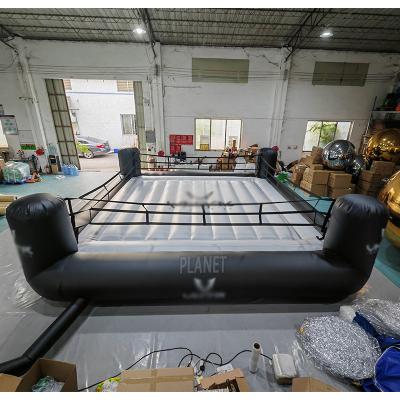 China Custom Kids Adults Inflatable Boxing Ring Boxing Bouncer Inflatable Wrestling Ring For Rental for sale