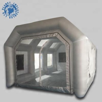 China Economical Inflatable Spray Booth 10 Mm Thickness Filter Low Noise for sale