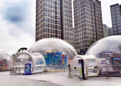 China Outdoor Single Tunnel Inflatable Bubble Tent Double And Quadruple Sewing for sale